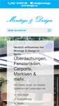 Mobile Screenshot of montage-und-design.eu